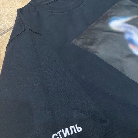Heron Preston Censored Heron Black Tee M - Picture 3 of 10